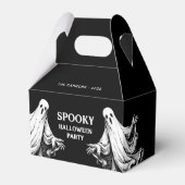 Spooky-Halloween-Party-Leckerei mit Geist Geschenkschachtel (Vorderseite)
