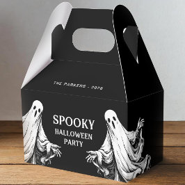 Spooky-Halloween-Party-Leckerei mit Geist Geschenkschachtel