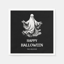 Spooky-Halloween-Party-Leckerei mit Geist Serviette