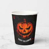 Spooky-Halloween-Party Pappbecher (Rückseite)