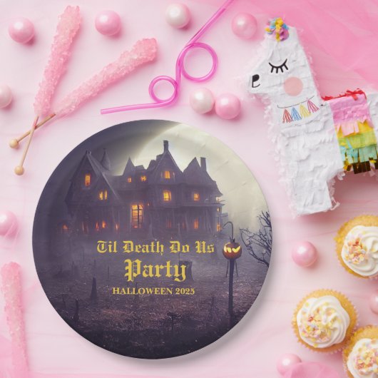 Spooky-Halloween-Party Pappteller (Party)