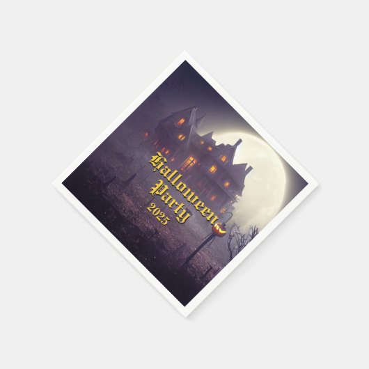 Spooky-Halloween-Party Serviette (Ecke)