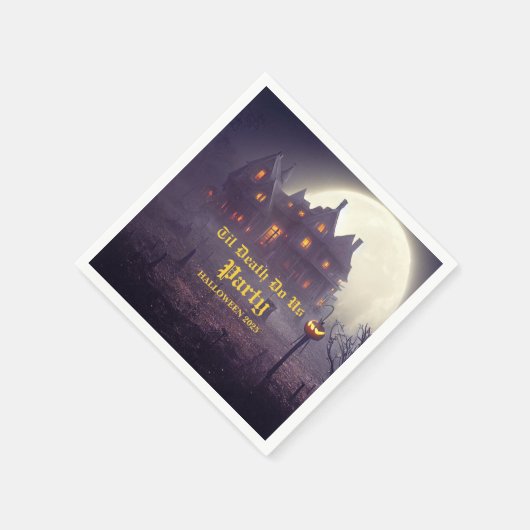 Spooky-Halloween-Party Serviette (Ecke)