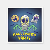 Spooky-Halloween-Party Serviette (Vorderseite)