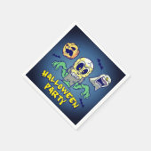 Spooky-Halloween-Party Serviette (Ecke)