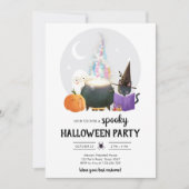 Spooky Halloween Party Spooktacular Costume Party Einladung (Vorderseite)