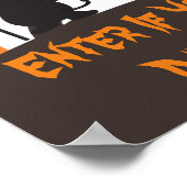 Spooky Halloween-Party Willkommenspender Poster (Ecke)