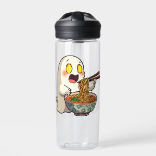 Spooky Halloween Pastel Kawaii Ghost Eating Ramen Trinkflasche