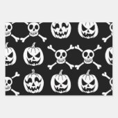 Spooky Halloween Pattern Geschenkpapier Set (Vorderseite)