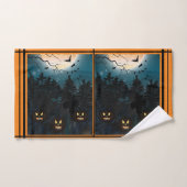 Spooky Halloween Pattern Handtuch (Handtuch)