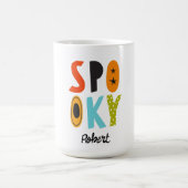 Spooky Halloween Personalized name  Kaffeetasse (Mittel)