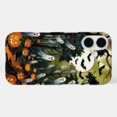 Spooky Halloween Phone Case Ghost Pumpkin Forest (Rückseite (Horizontal))
