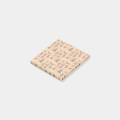 Spooky Halloween Post-it Notes - Schwarz & Orange Klebezettel (angewinkelt)