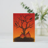 Spooky Halloween Postcard Postkarte (Stehend Vorderseite)