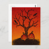 Spooky Halloween Postcard Postkarte (Vorne/Hinten)