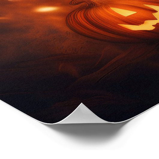 Spooky Halloween Poster (Ecke)