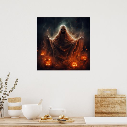 Spooky Halloween Poster (Küche)