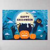 Spooky Halloween Poster (Vorne)