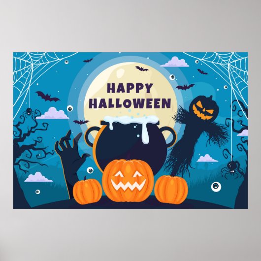 Spooky Halloween Poster (Vorne)