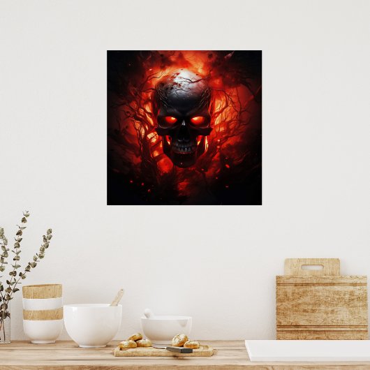 Spooky Halloween Poster (Küche)