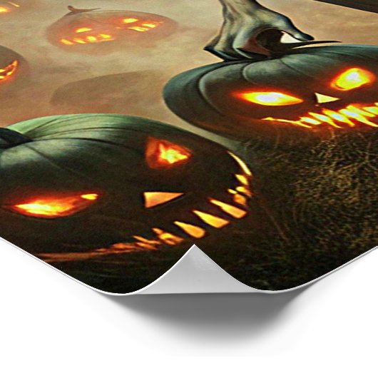 Spooky Halloween Poster (Ecke)