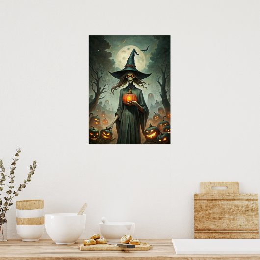 Spooky Halloween Poster (Küche)