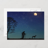 Spooky Halloween Postkarte (Vorne/Hinten)