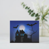 Spooky Halloween Postkarte (Stehend Vorderseite)
