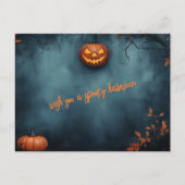 Spooky Halloween Postkarte (Vorderseite)