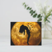 Spooky Halloween Postkarte (Stehend Vorderseite)