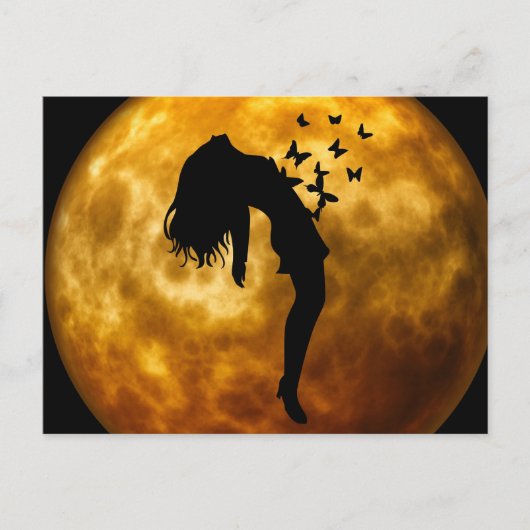 Spooky Halloween Postkarte (Vorderseite)