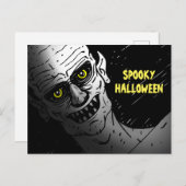 Spooky halloween Postkarte (Vorne/Hinten)
