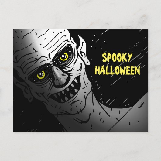 Spooky halloween Postkarte (Vorderseite)
