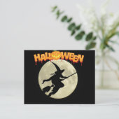 Spooky Halloween Postkarte (Stehend Vorderseite)