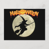 Spooky Halloween Postkarte (Vorderseite)