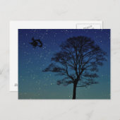 Spooky Halloween Postkarte (Vorne/Hinten)