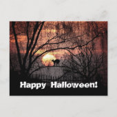 Spooky Halloween Postkarte (Vorderseite)