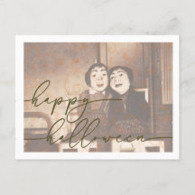 Spooky Halloween Postkartenvorlage