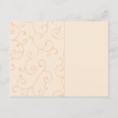 Spooky Halloween Postkartenvorlage Postkarte (Rückseite)