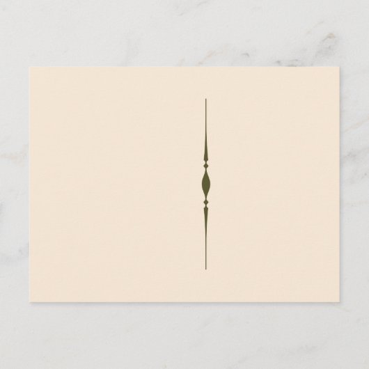 Spooky Halloween Postkartenvorlage Postkarte (Rückseite)