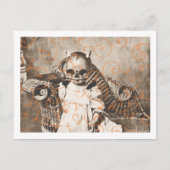 Spooky Halloween Postkartenvorlage Postkarte (Vorderseite)