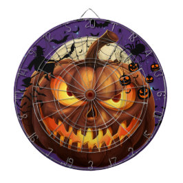Spooky Halloween Pumpkin Dartboard Dartscheibe