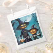 Spooky Halloween Pumpkin Duo Geschenktütchen (Ausgeschnitten)