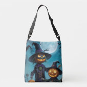 Spooky Halloween Pumpkin Duo Tasche (Rückseite)