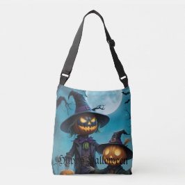 Spooky Halloween Pumpkin Duo Tasche