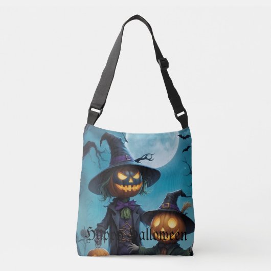 Spooky Halloween Pumpkin Duo Tasche (Vorderseite)