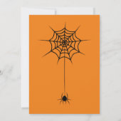 Spooky Halloween Pumpkin Einladung (Rückseite)