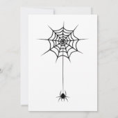 Spooky Halloween Pumpkin Einladung (Rückseite)