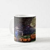 Spooky Halloween Pumpkin Patch Kaffeetasse (Vorderseite Links)