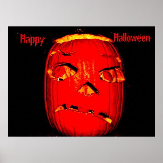 SPOOKY HALLOWEEN PUMPKIN POSTER (Vorne)